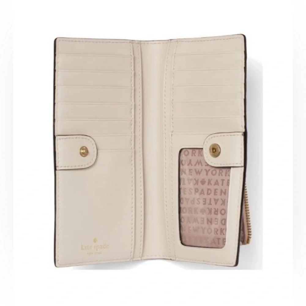 ❌SALE❌NWT KATE SPADE STACY LARGE SLIM BIFOLD WALLET BAY STREET Priced to sell. - Picture 5 of 7